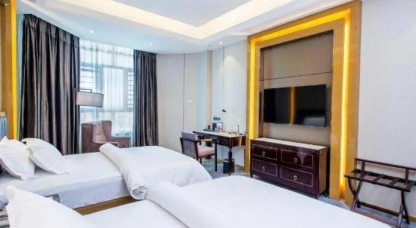 Bed in Metropolo Hotel Yining Development Zone Hanma Building