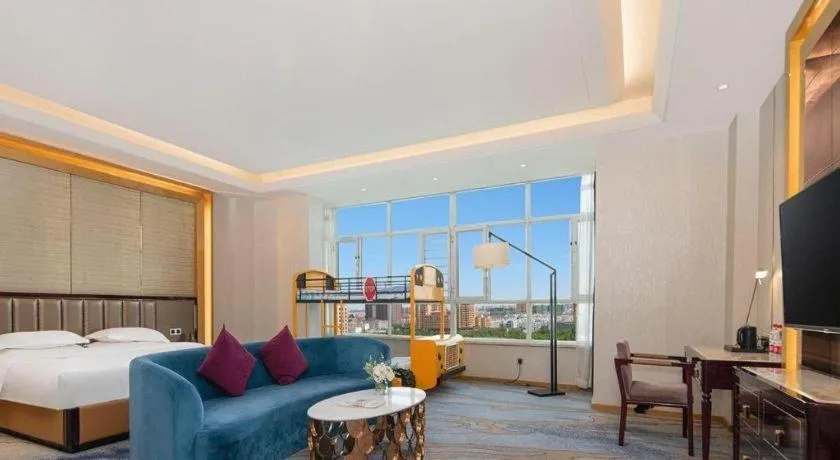 Bed in Metropolo Hotel Yining Development Zone Hanma Building