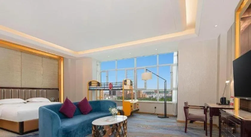 Bed in Metropolo Hotel Yining Development Zone Hanma Building