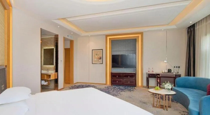 Bed in Metropolo Hotel Yining Development Zone Hanma Building