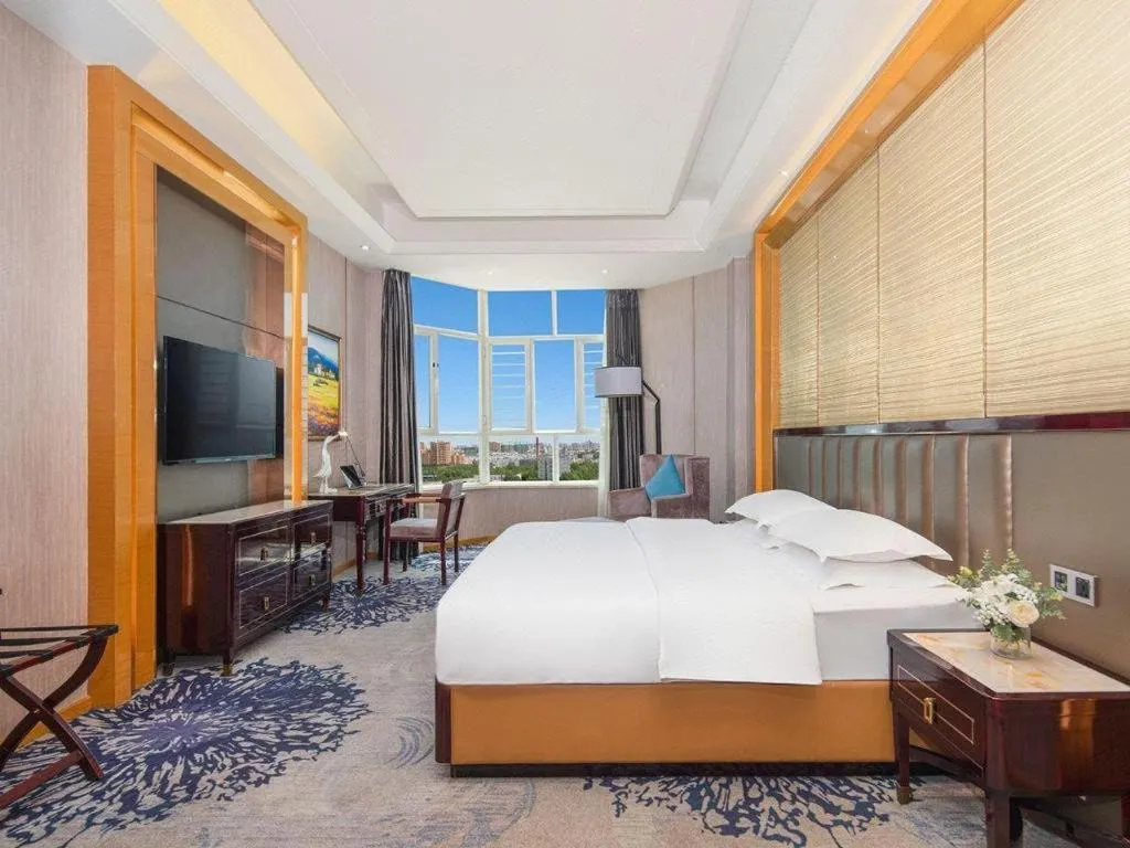 Bed in Metropolo Hotel Yining Development Zone Hanma Building