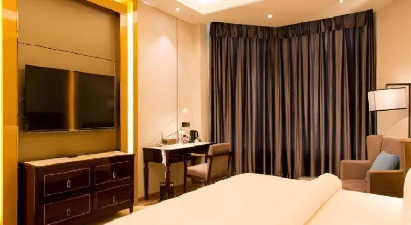 Bed in Metropolo Hotel Yining Development Zone Hanma Building