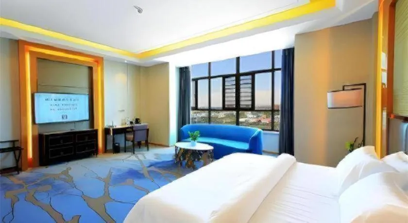 Bed in Metropolo Hotel Yining Development Zone Hanma Building
