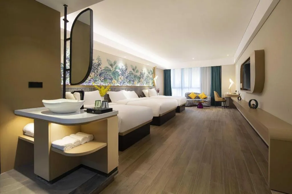 Bed in mango crystal hotel