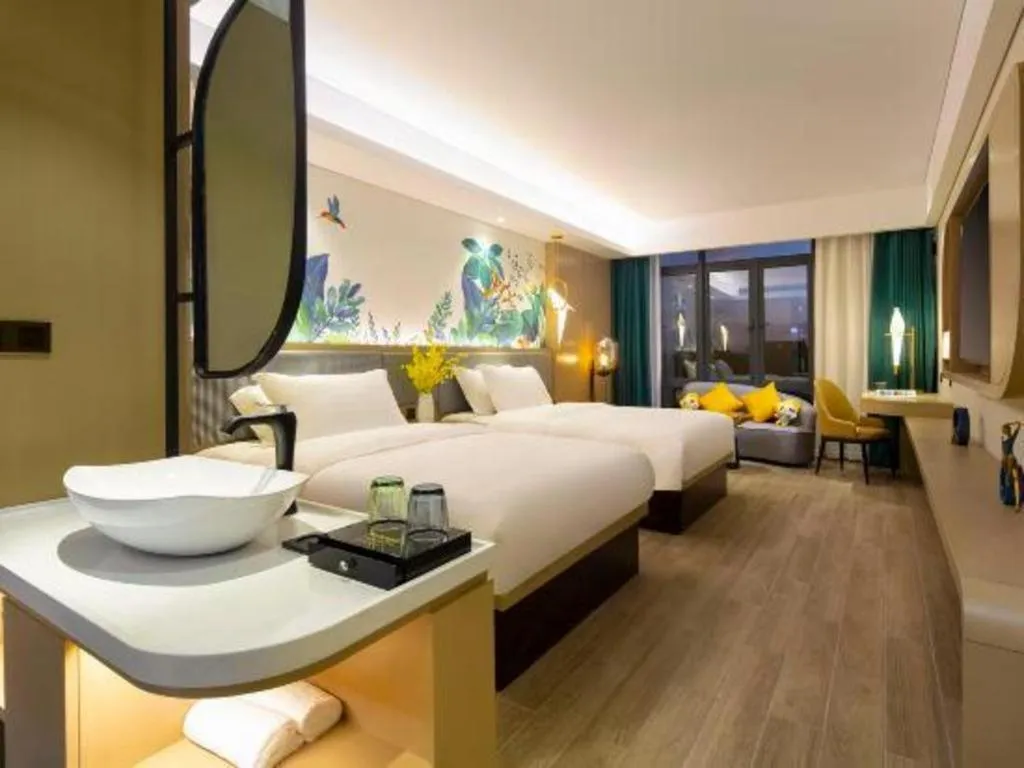 Bed in mango crystal hotel