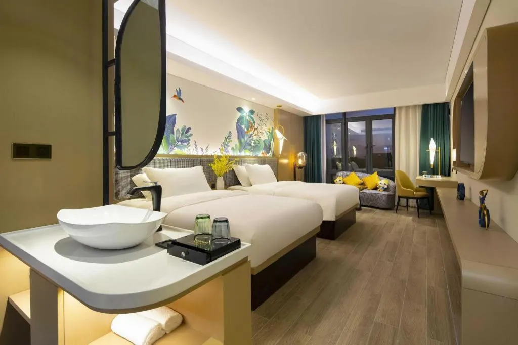 Bed in mango crystal hotel