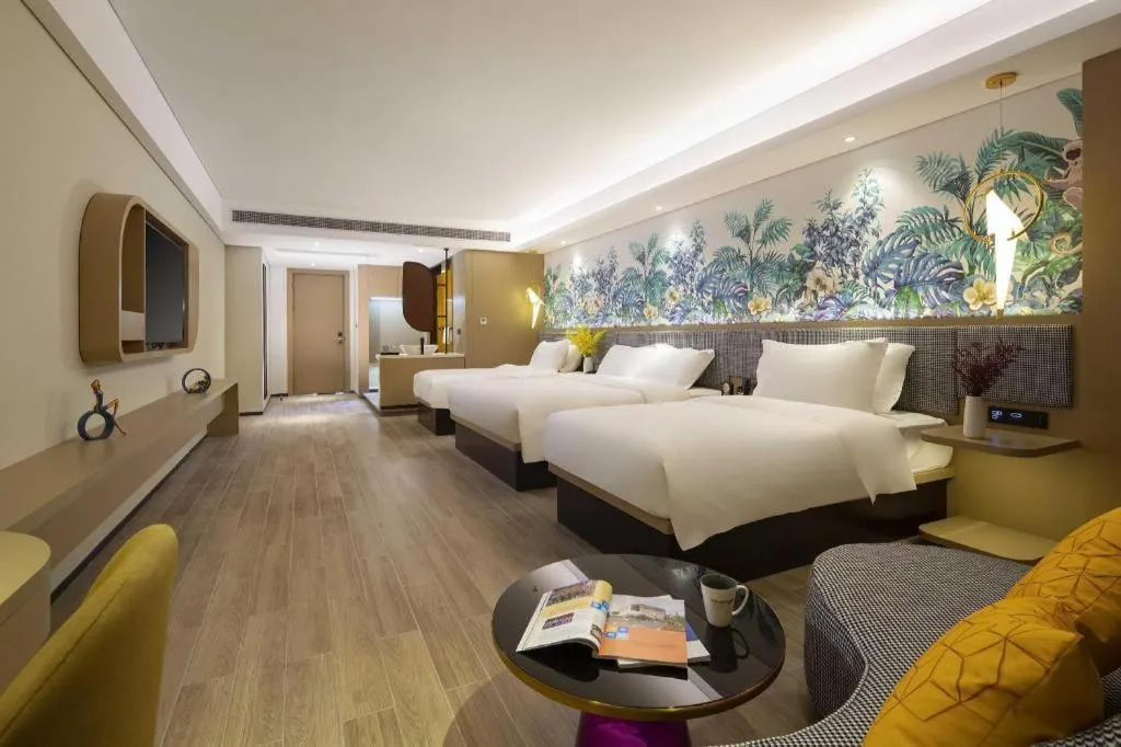 Bed in mango crystal hotel