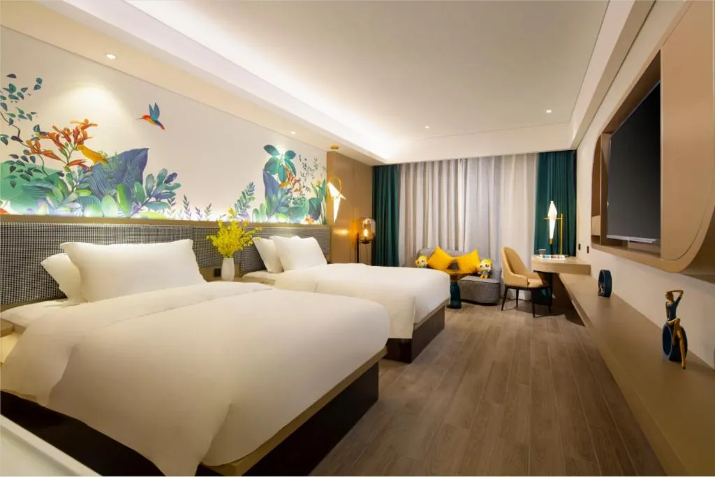 Bed in mango crystal hotel