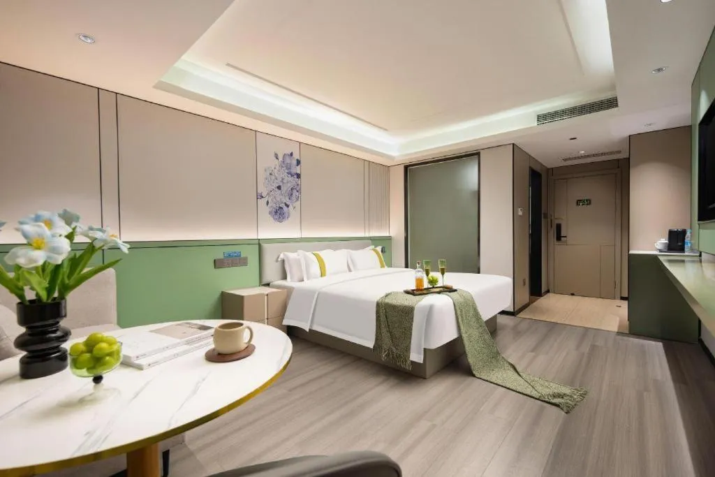 Bed in Kaibin International Hotel Jingdezhen