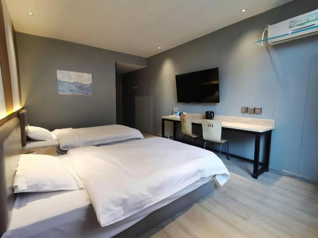 Bed in Kaibin International Hotel Jingdezhen