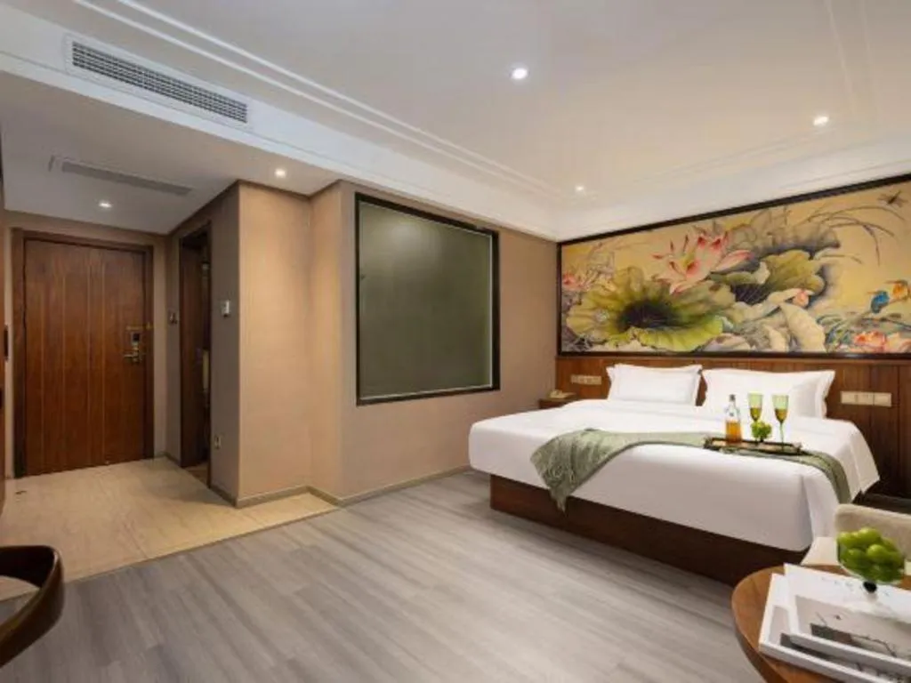 Bed in Kaibin International Hotel Jingdezhen