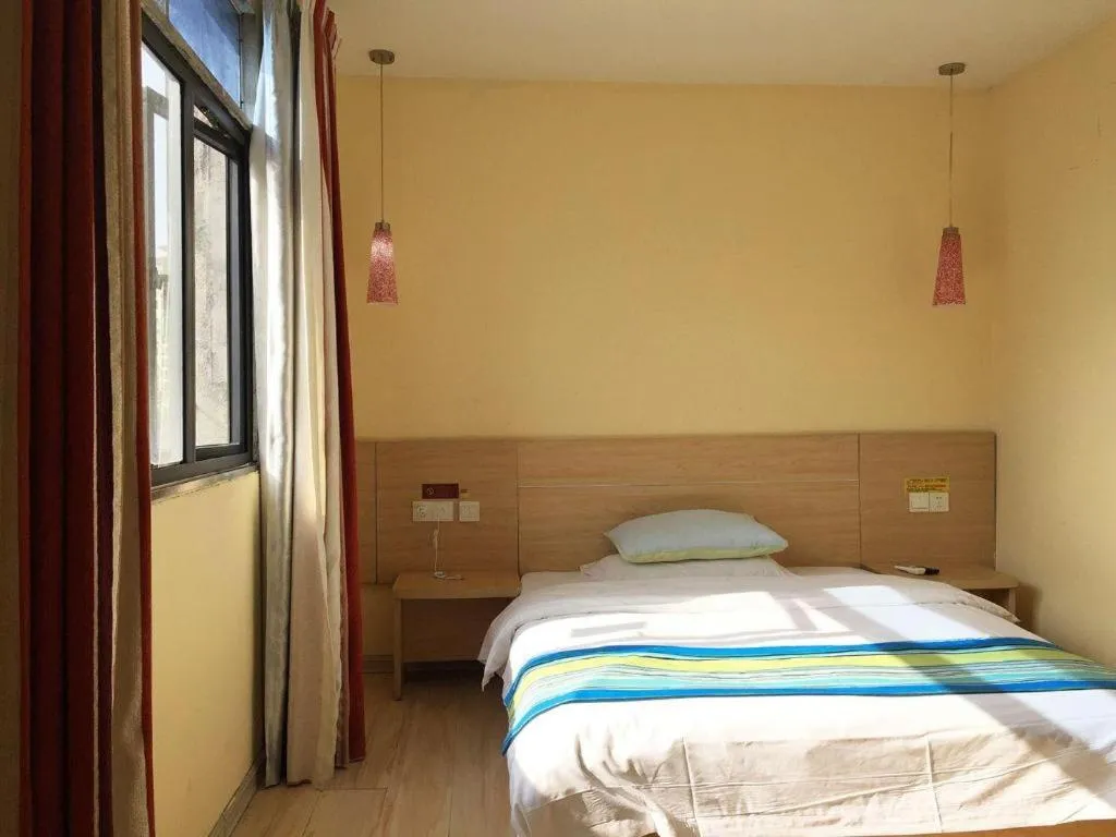 Bed in Kaibin International Hotel Jingdezhen