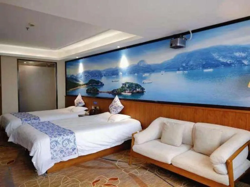 Bed in Kaibin International Hotel Jingdezhen