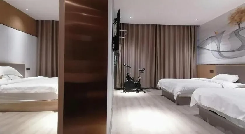 Bed in Kaibin International Hotel Jingdezhen