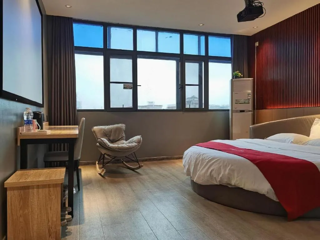 Bed in Kaibin International Hotel Jingdezhen