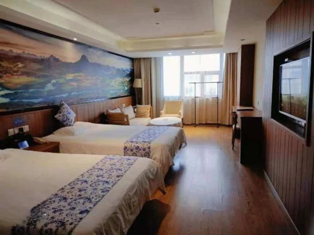 Bed in Kaibin International Hotel Jingdezhen