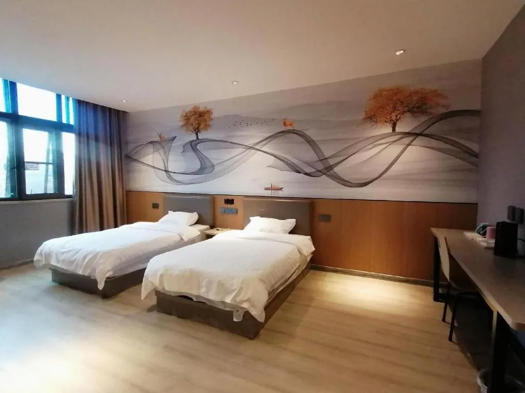 Bed in Kaibin International Hotel Jingdezhen