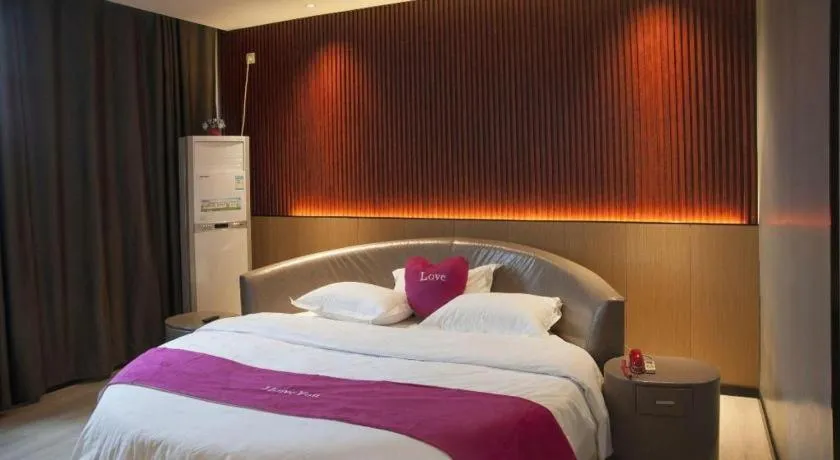 Bed in Kaibin International Hotel Jingdezhen