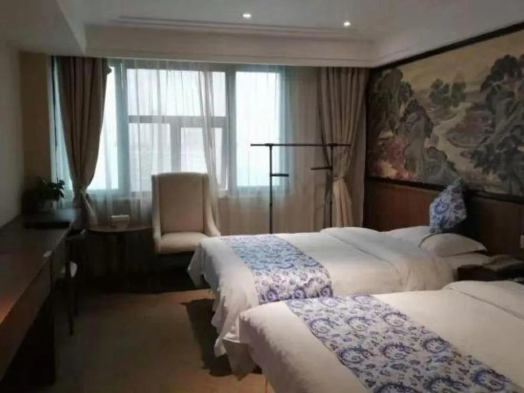 Bed in Kaibin International Hotel Jingdezhen