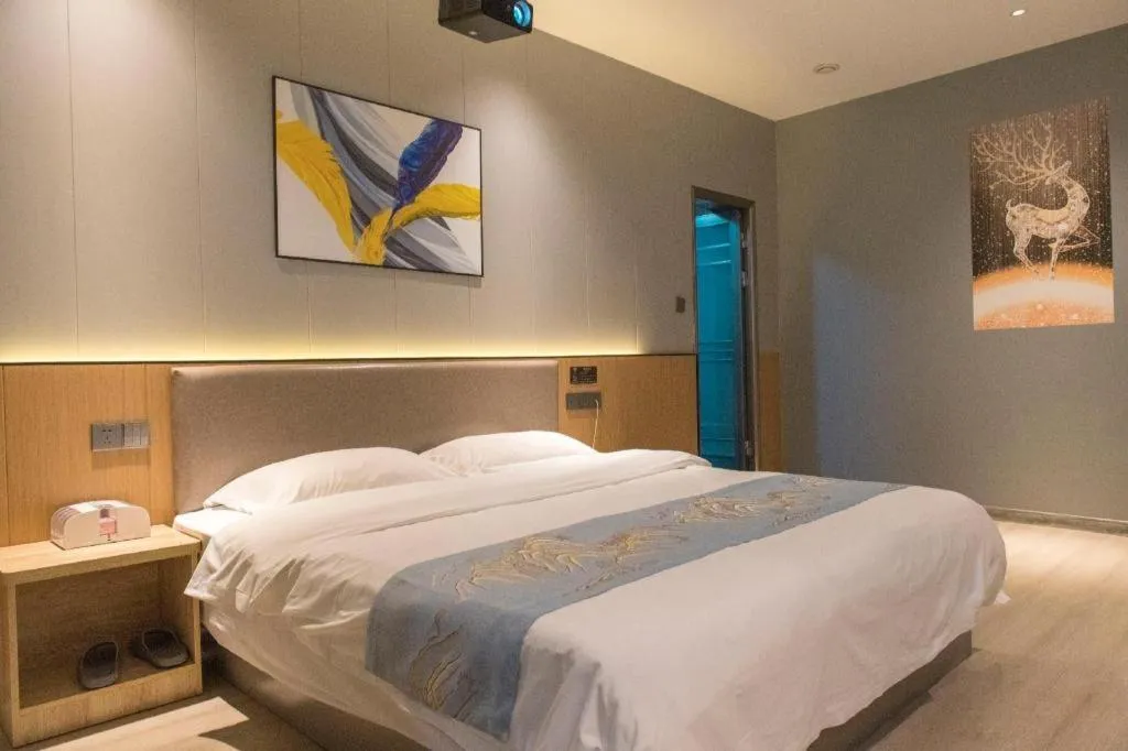 Bed in Kaibin International Hotel Jingdezhen