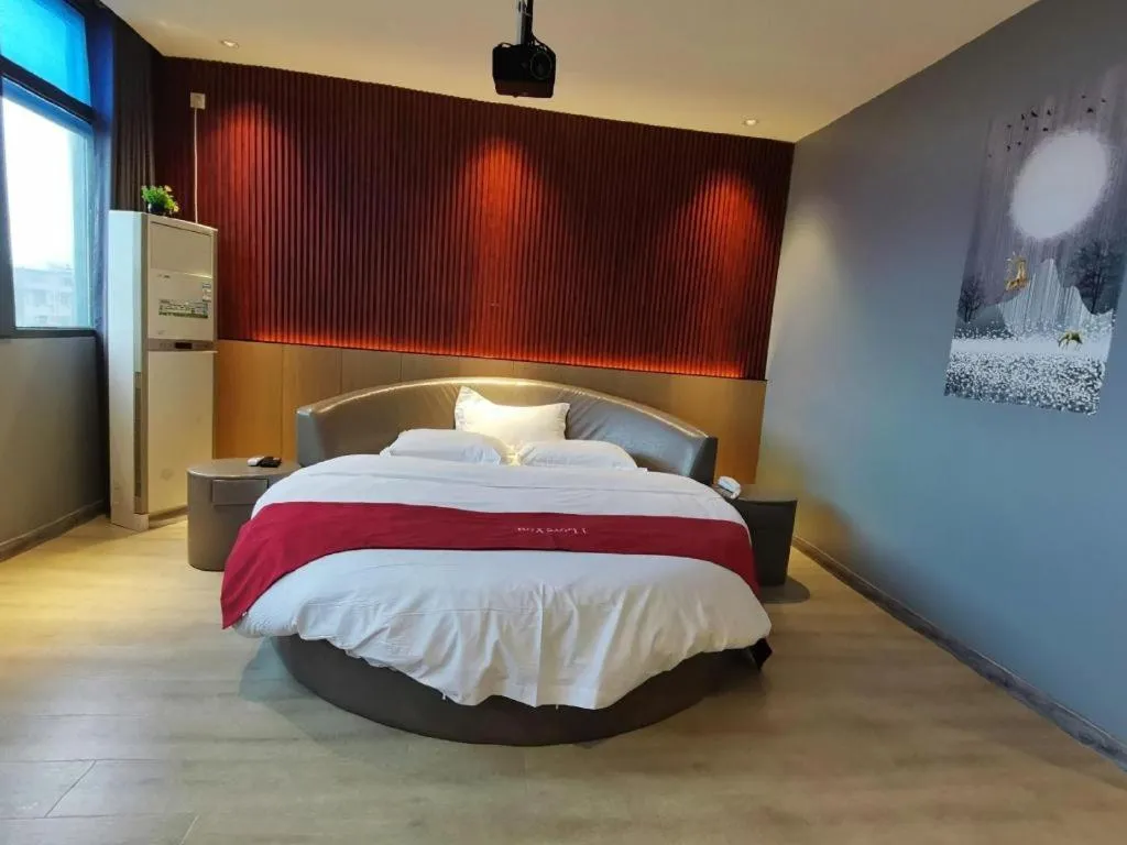 Bed in Kaibin International Hotel Jingdezhen