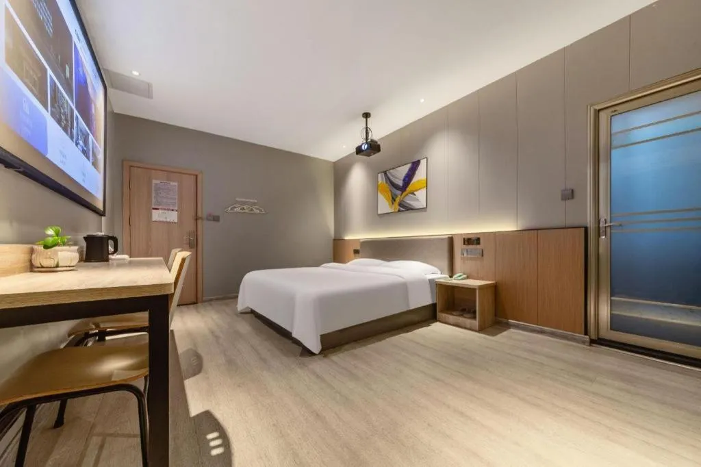 Bed in Kaibin International Hotel Jingdezhen