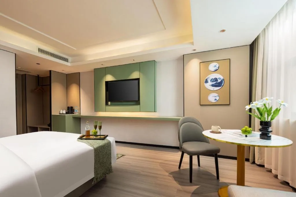 Bed in Kaibin International Hotel Jingdezhen