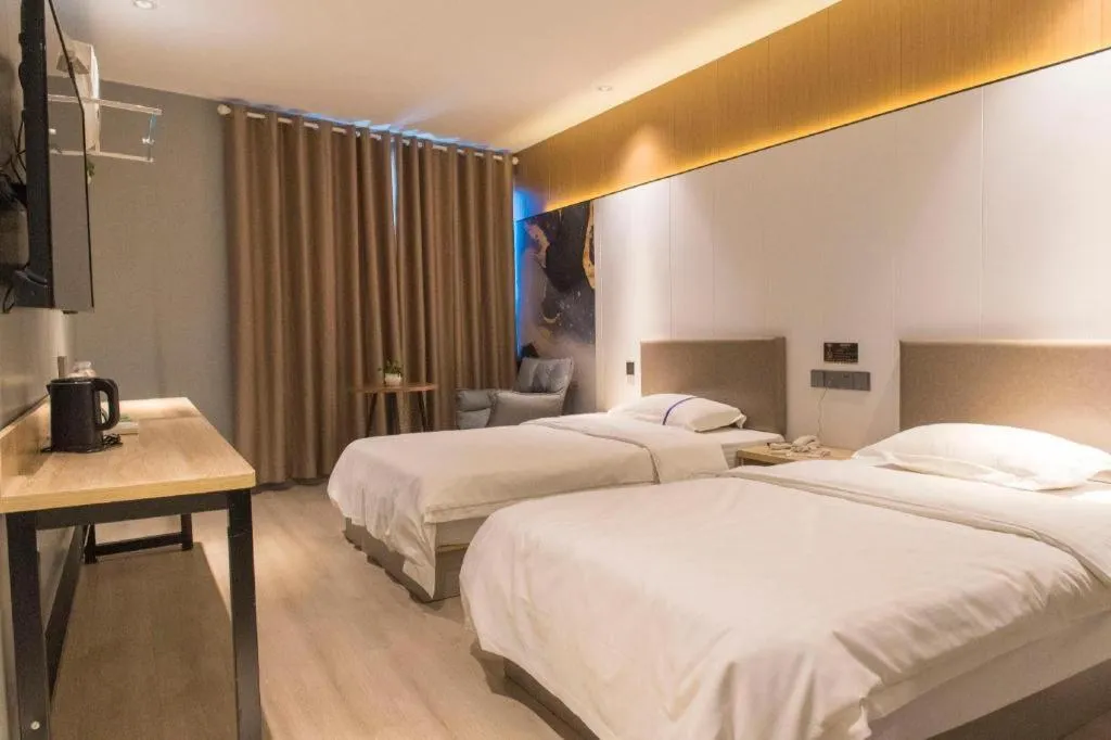 Bed in Kaibin International Hotel Jingdezhen