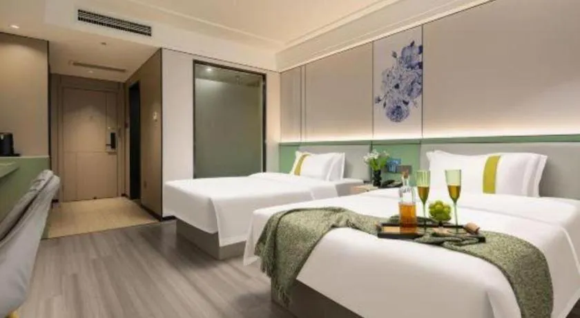 Bed in Kaibin International Hotel Jingdezhen