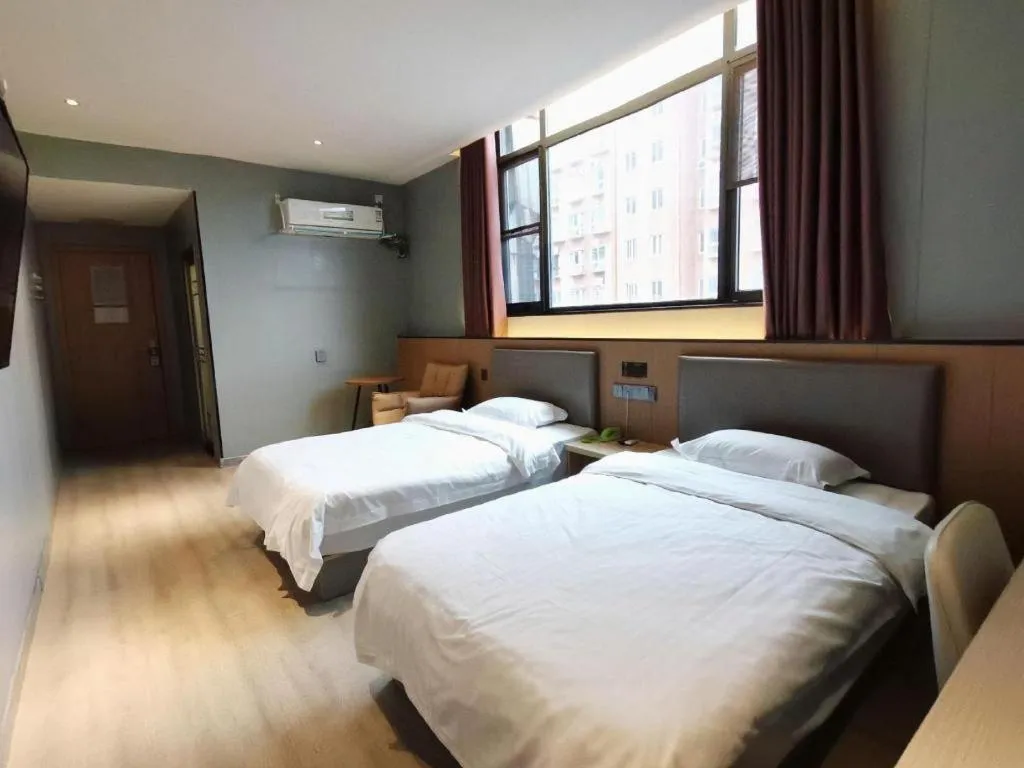 Bed in Kaibin International Hotel Jingdezhen