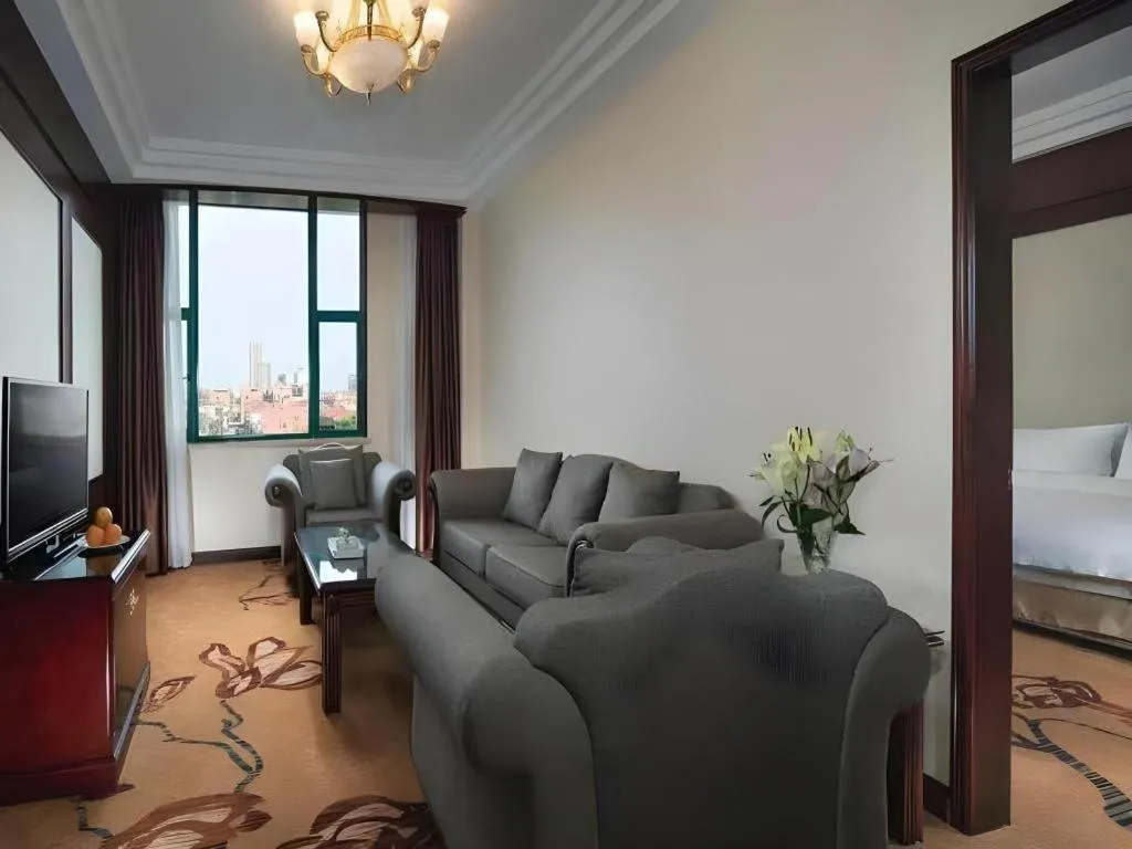 Bed in Vienna Classic Hotel Zhangzhou Longchi Center