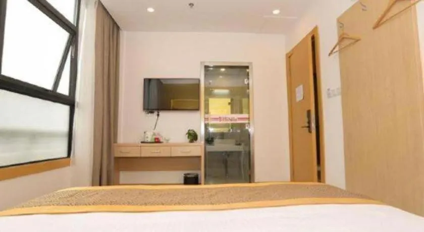 Bed in Shell Shanghai Jiading Nanxiang Town Minzhu Street Hotel