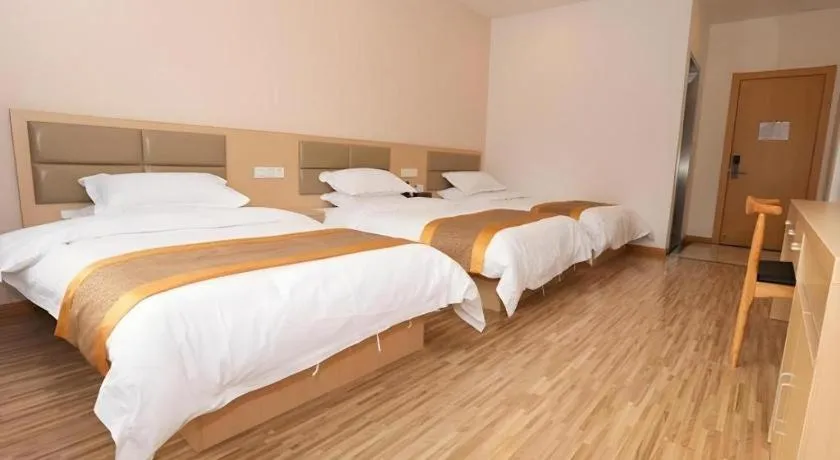 Bed in Shell Shanghai Jiading Nanxiang Town Minzhu Street Hotel