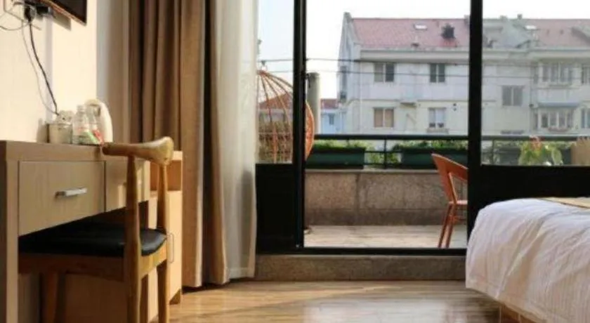 Bed in Shell Shanghai Jiading Nanxiang Town Minzhu Street Hotel