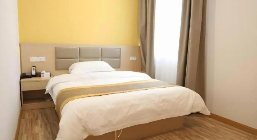 Bed in Shell Shanghai Jiading Nanxiang Town Minzhu Street Hotel