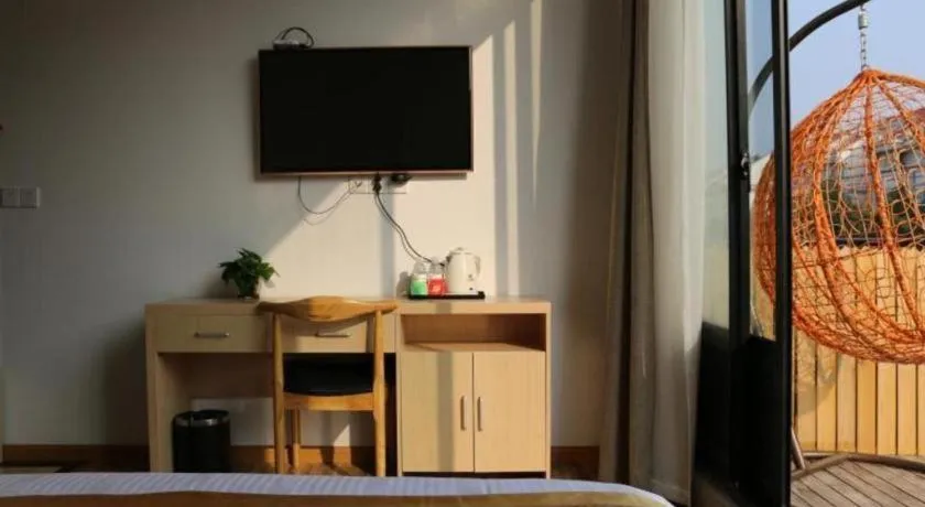 Bed in Shell Shanghai Jiading Nanxiang Town Minzhu Street Hotel