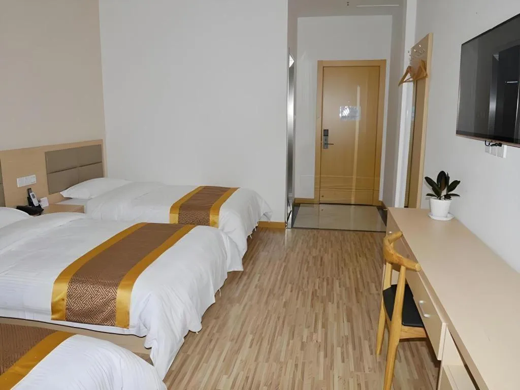 Bed in Shell Shanghai Jiading Nanxiang Town Minzhu Street Hotel