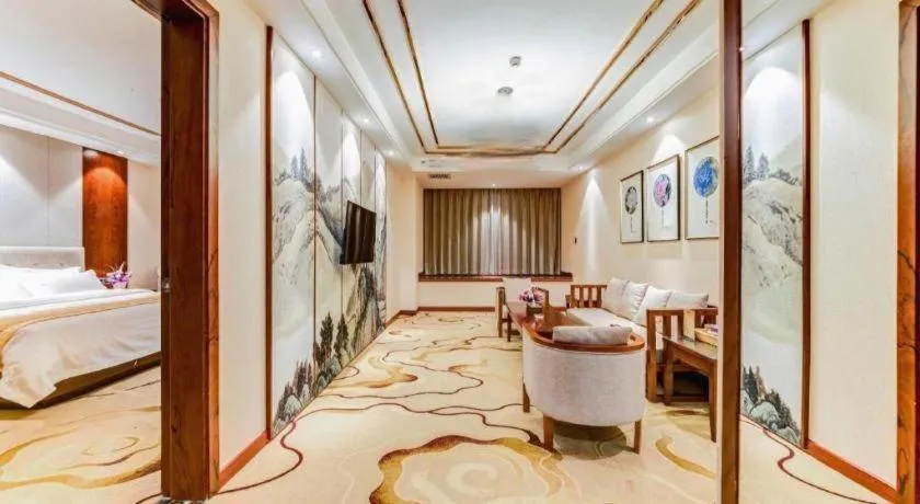 Bed in GreenTree Eastern Hotel Handan Daming Bus Station