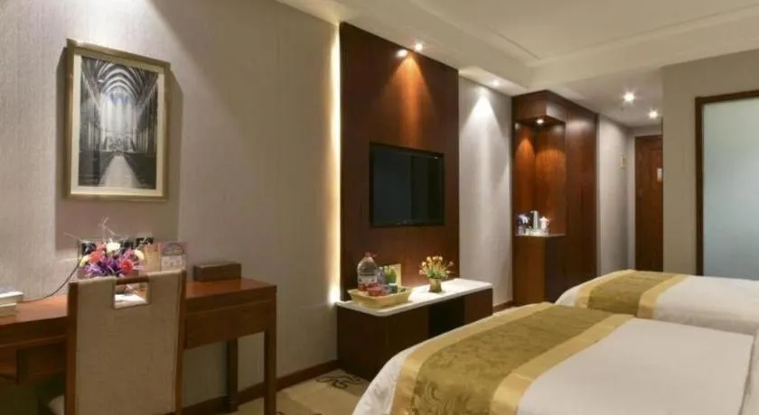 Bed in GreenTree Eastern Hotel Handan Daming Bus Station