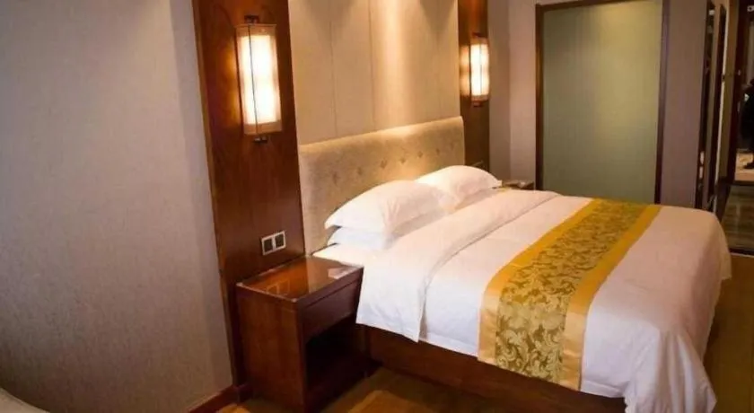 Bed in GreenTree Eastern Hotel Handan Daming Bus Station