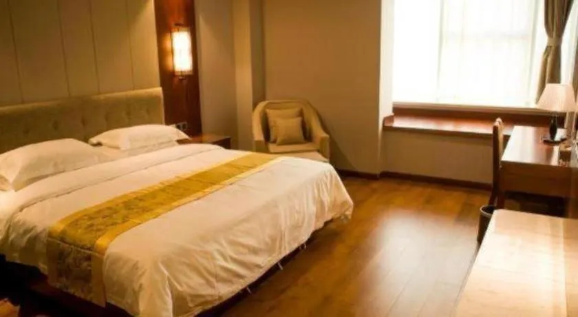 Bed in GreenTree Eastern Hotel Handan Daming Bus Station