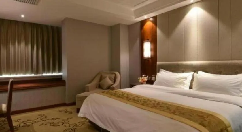 Bed in GreenTree Eastern Hotel Handan Daming Bus Station