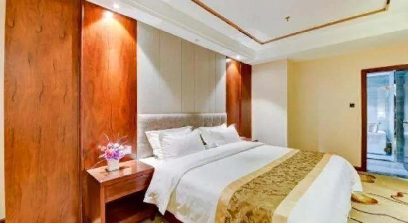 Bed in GreenTree Eastern Hotel Handan Daming Bus Station