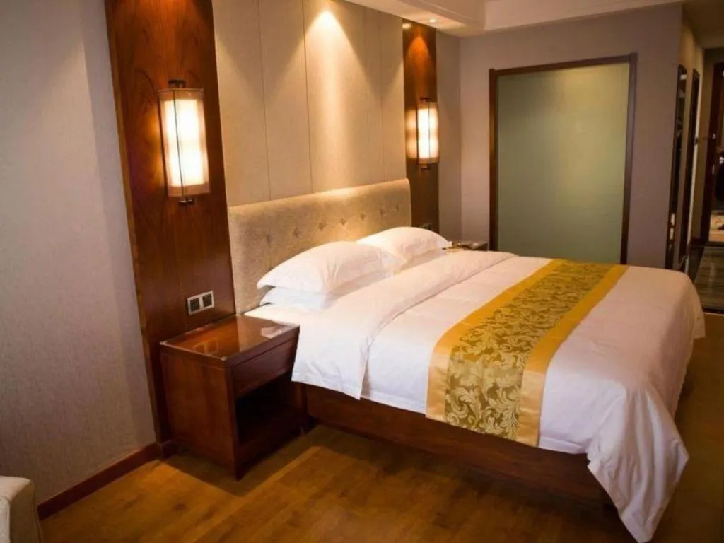Bed in GreenTree Eastern Hotel Handan Daming Bus Station