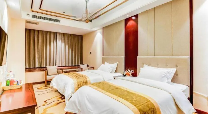 Bed in GreenTree Eastern Hotel Handan Daming Bus Station