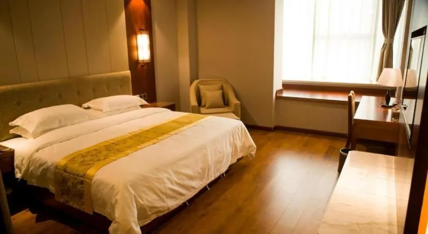 Bed in GreenTree Eastern Hotel Handan Daming Bus Station