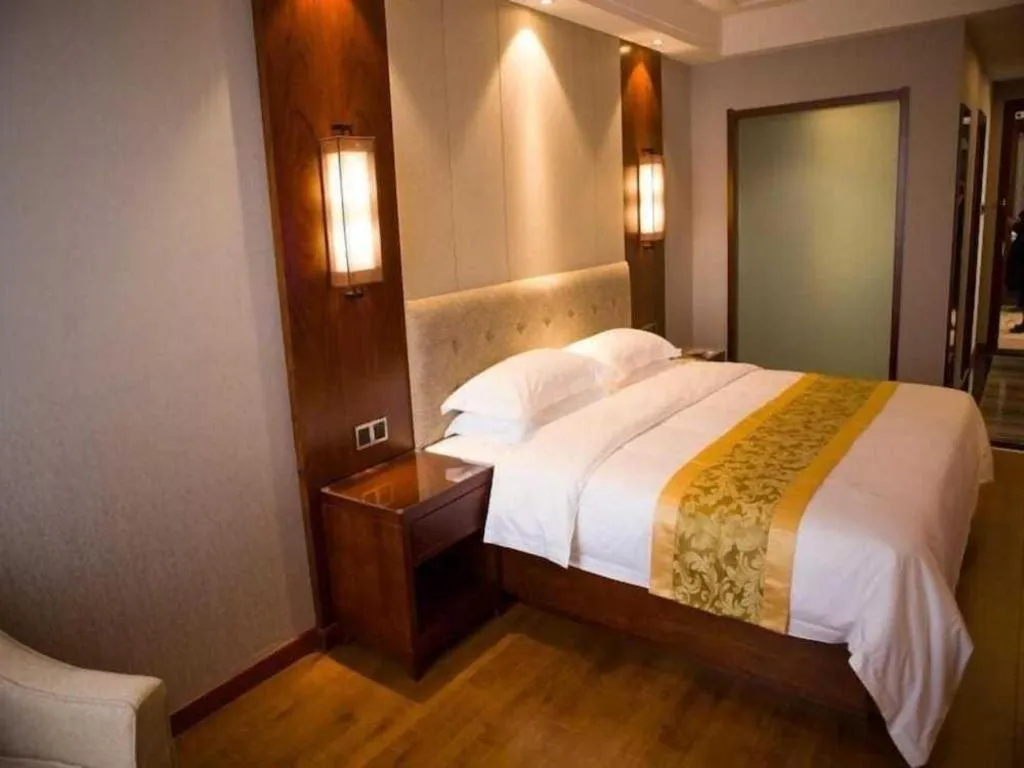 Bed in GreenTree Eastern Hotel Handan Daming Bus Station