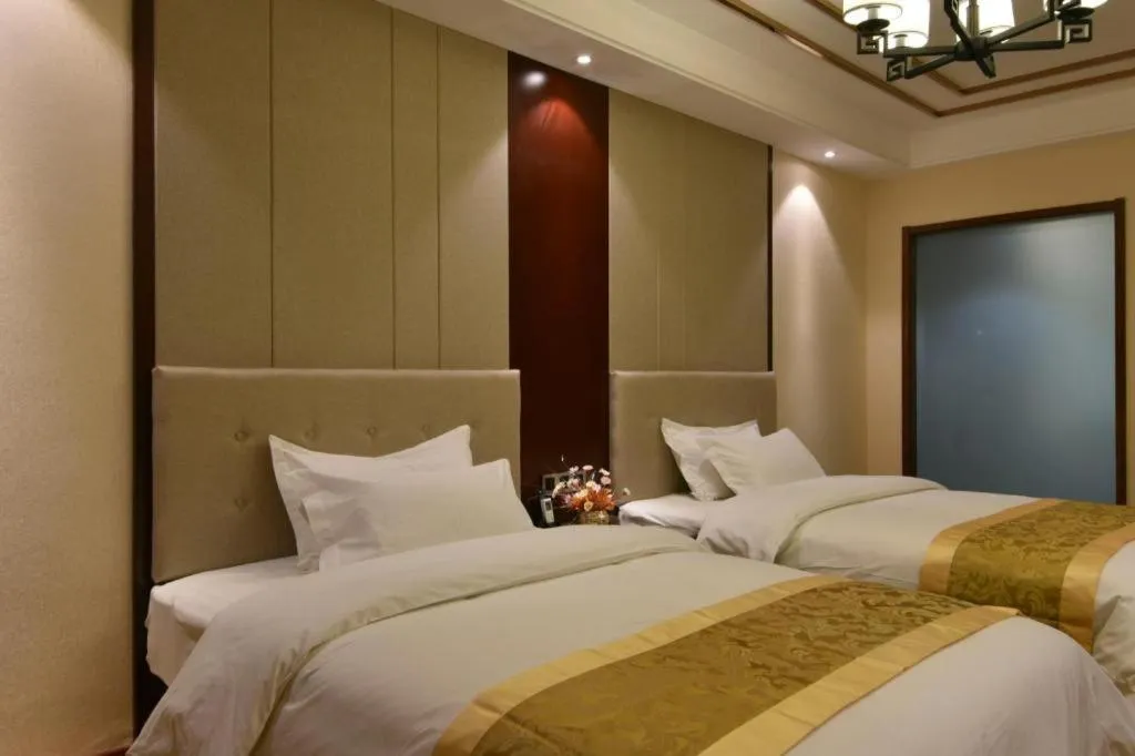 Bed in GreenTree Eastern Hotel Handan Daming Bus Station