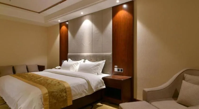 Bed in GreenTree Eastern Hotel Handan Daming Bus Station