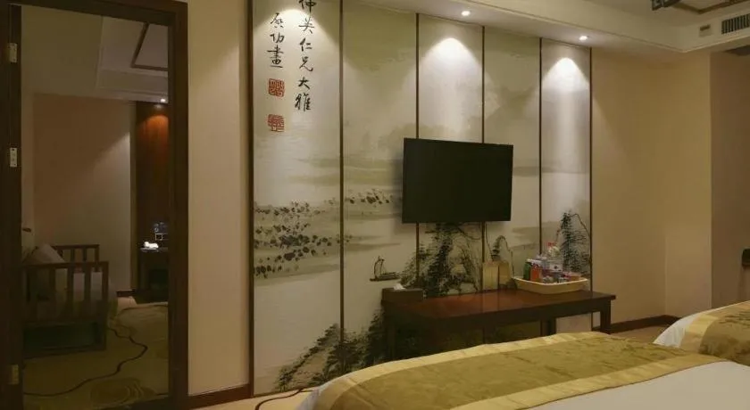 Bed in GreenTree Eastern Hotel Handan Daming Bus Station